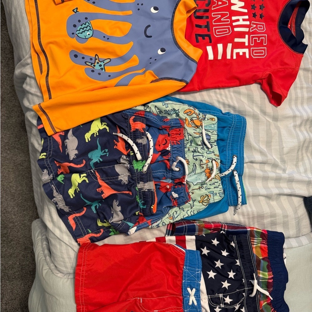 Colorful Kids' Swimwear Set